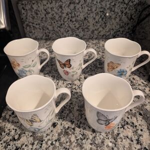 Lenox Butterfly Meadow - Set of 5 Mugs